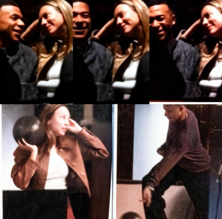 jiuyou官网-坠入爱河！姆巴佩与女友深夜幽会打保龄球，深情对视满眼爱意